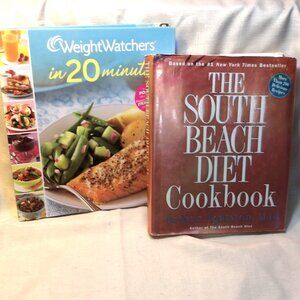 *** 2 for 1 Price *** WEIGHTWATCHERS in 20 min & SOUTH BEACH DIET Cookbook